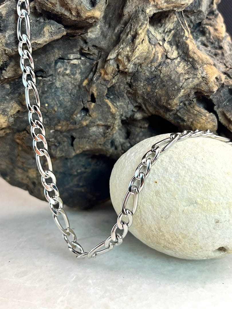 Αλυσίδα Κολιέ Chain Silver Plain