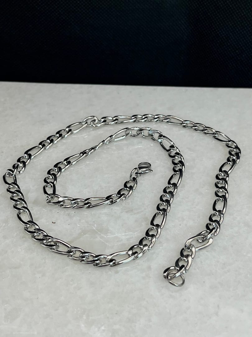 Αλυσίδα Κολιέ Chain Silver Plain