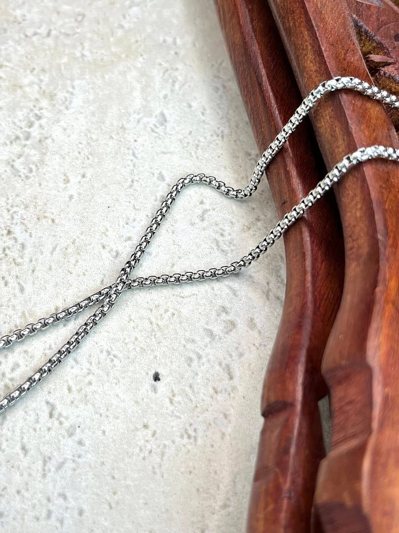 Αλυσίδα Κολιέ Cross Black Silver