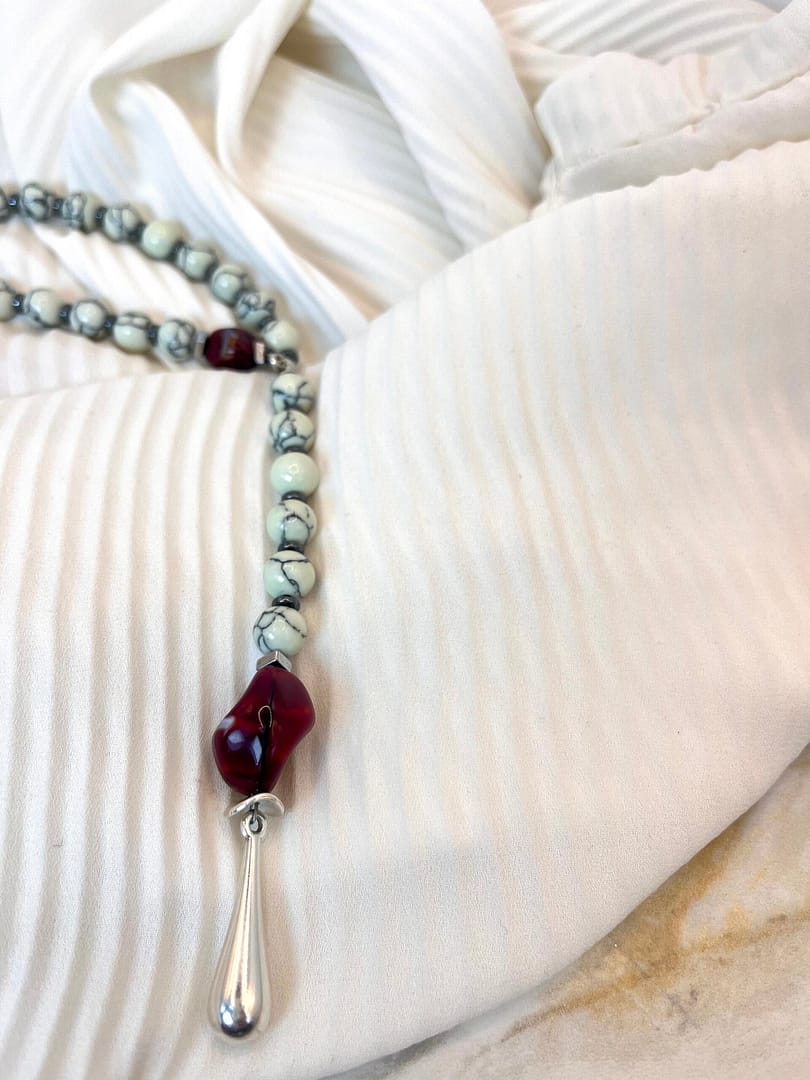Κολιέ Red Marble