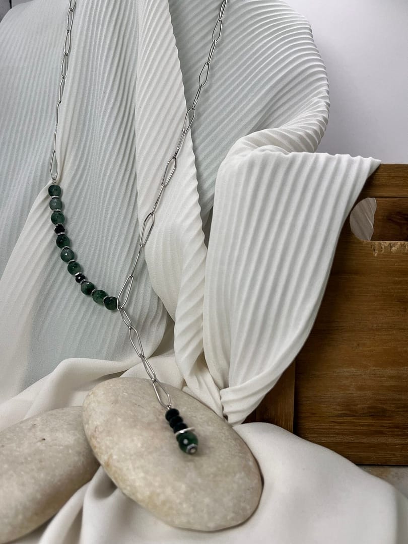 Κολιέ Chained Green