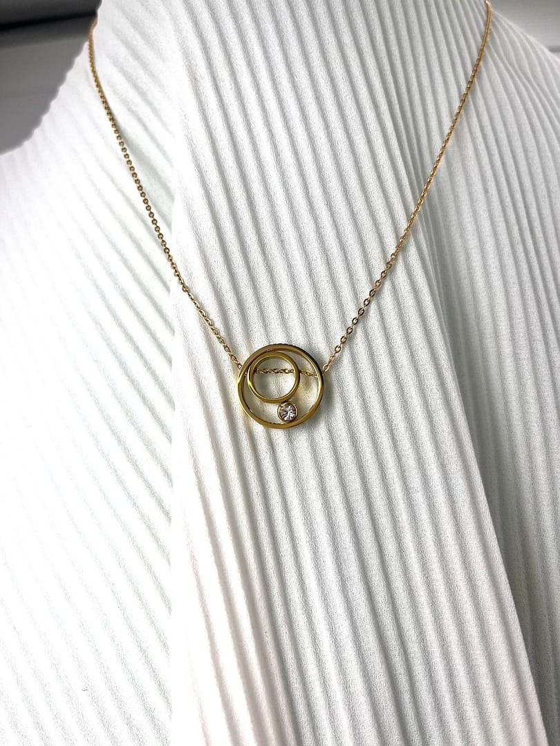 Αλυσίδα κολίε Double Ring