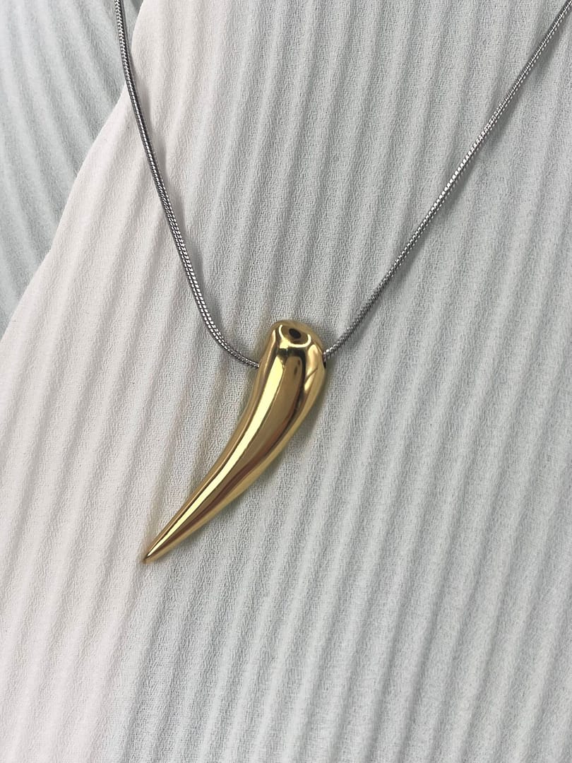Αλυσίδα Κολιέ Gold Horn