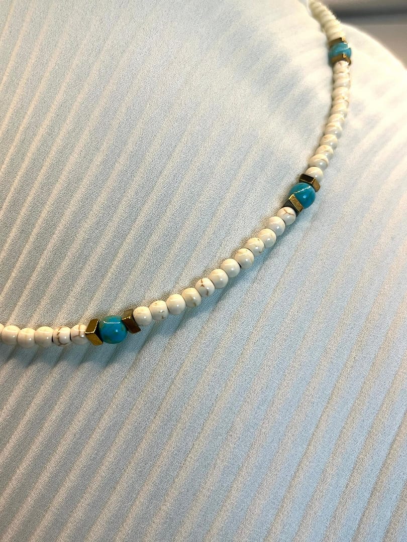Κολιέ White Chaolite