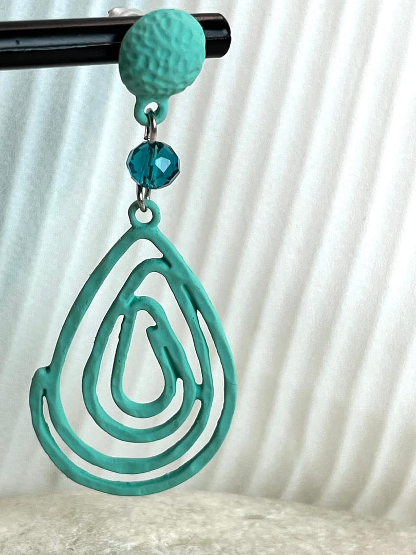 Κρεμαστό Σκουλαρίκι Soft Teal