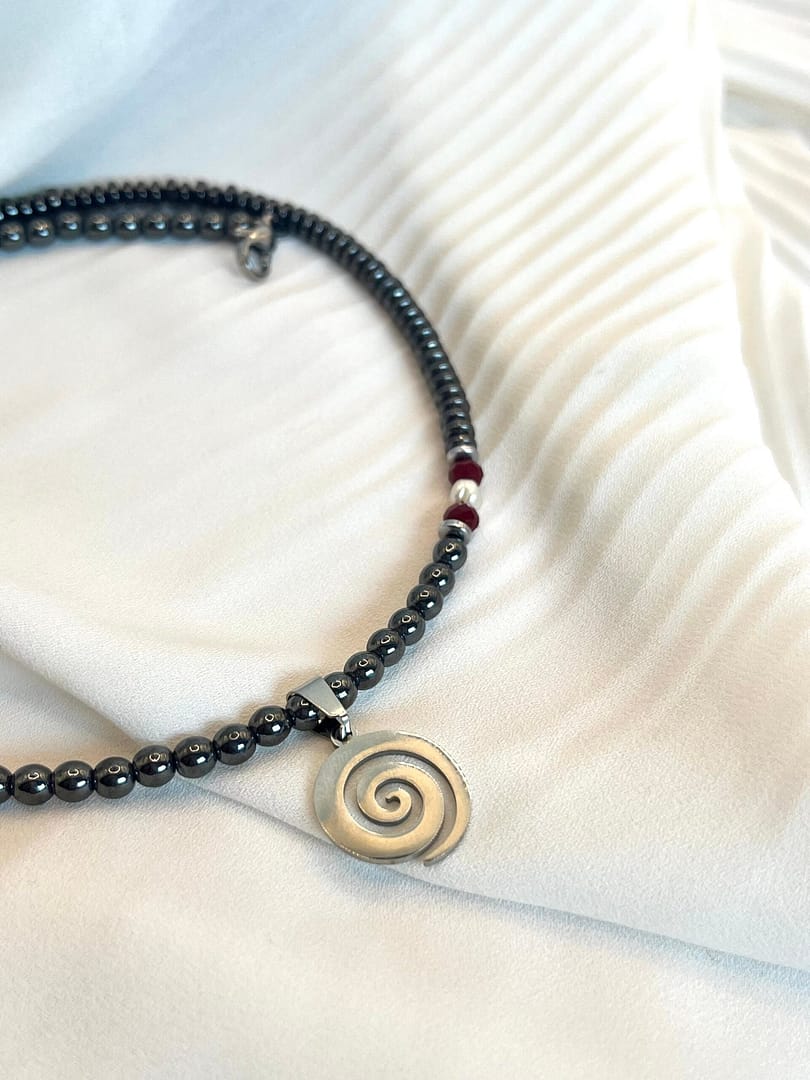 Κολίε Spiral Silver