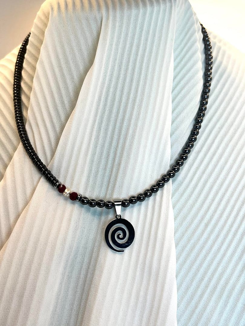 Κολίε Spiral Silver