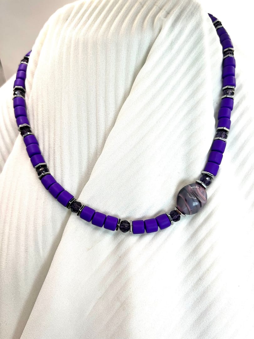 Κολιέ Violet Pulse