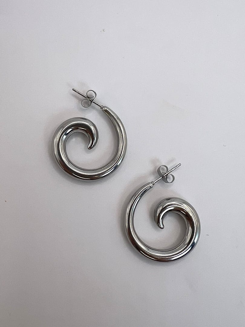 Violet Plaid Speira Earrings